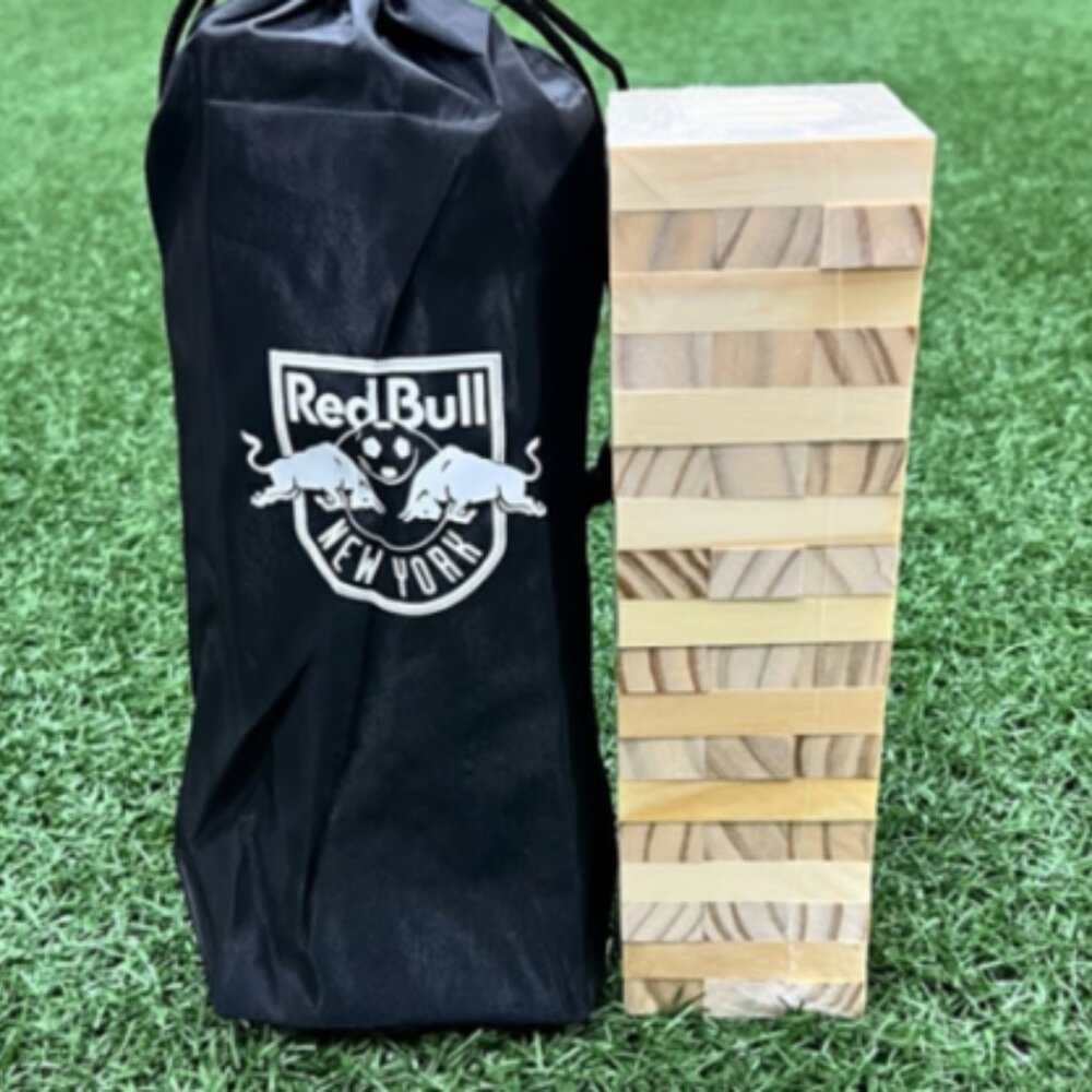 New York Red Bulls Block Puzzle Stacking Toy Game w/Carry Bag New